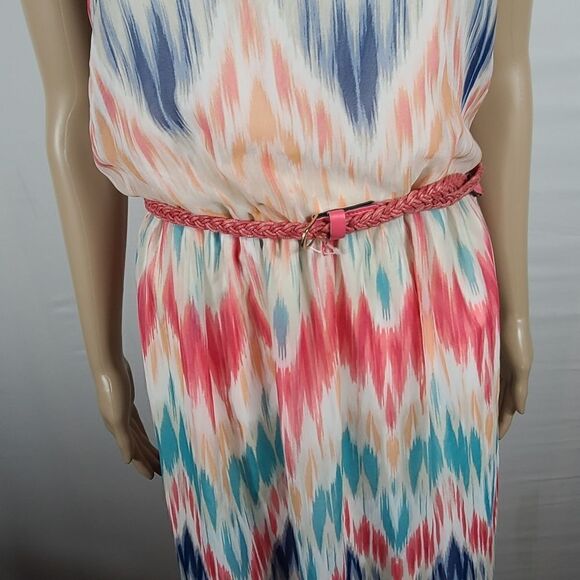 Maurices Coral Racerback Sleeveless Maxi Dress - Picture 6 of 9